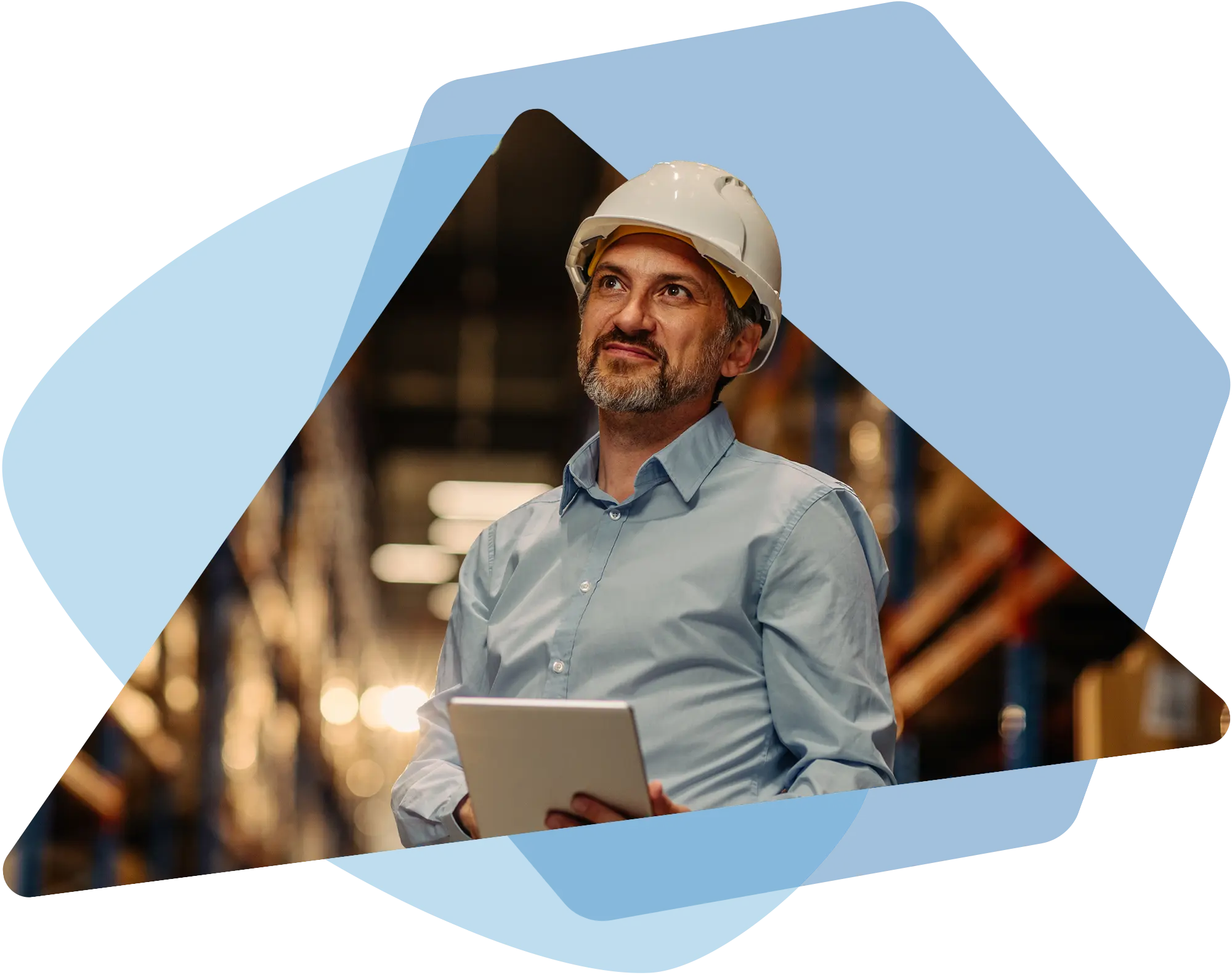 construction contractor checking a job cost report at a job site